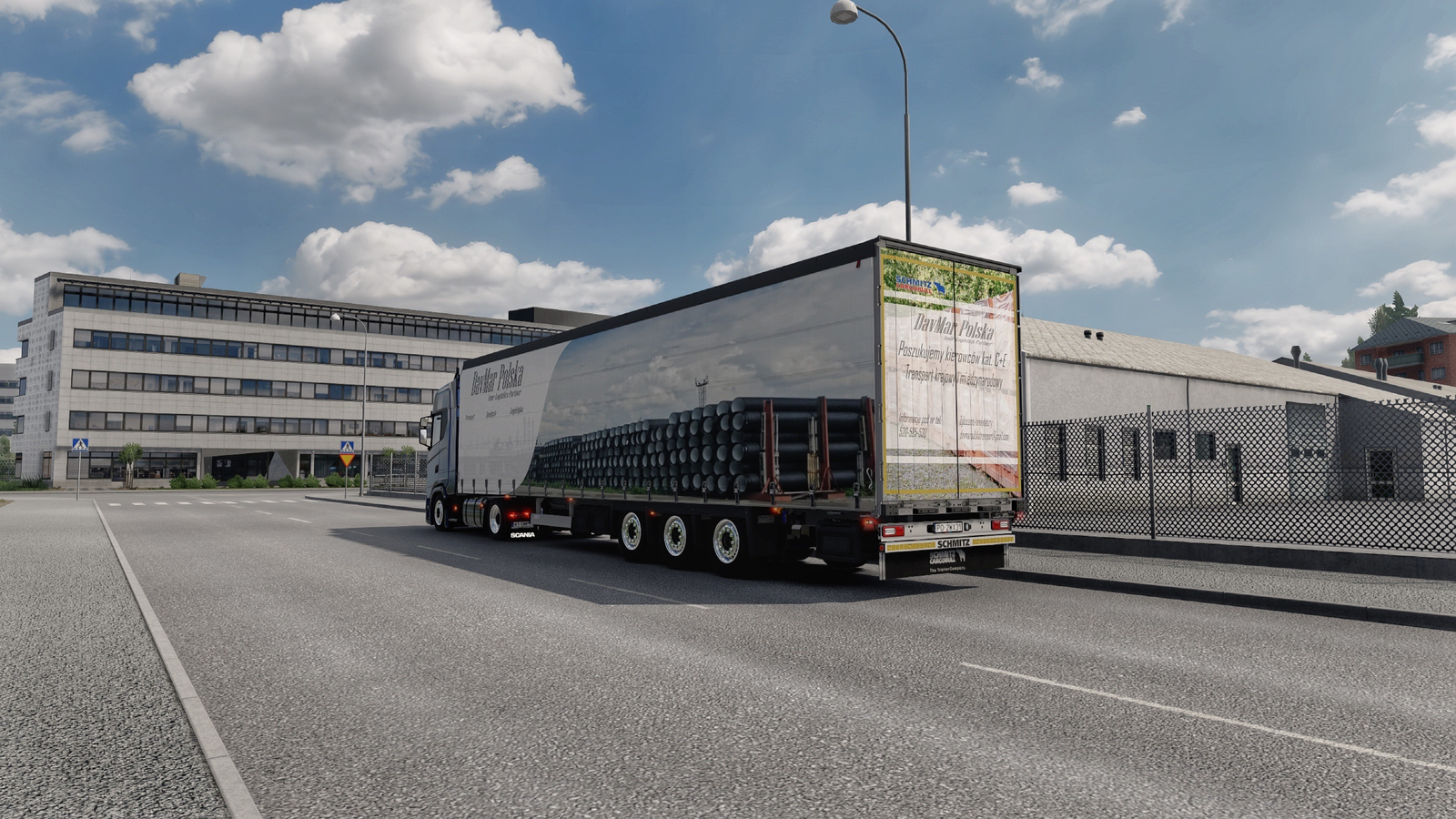 Ciężarówka z naczepą DavMar Polska w ETS2